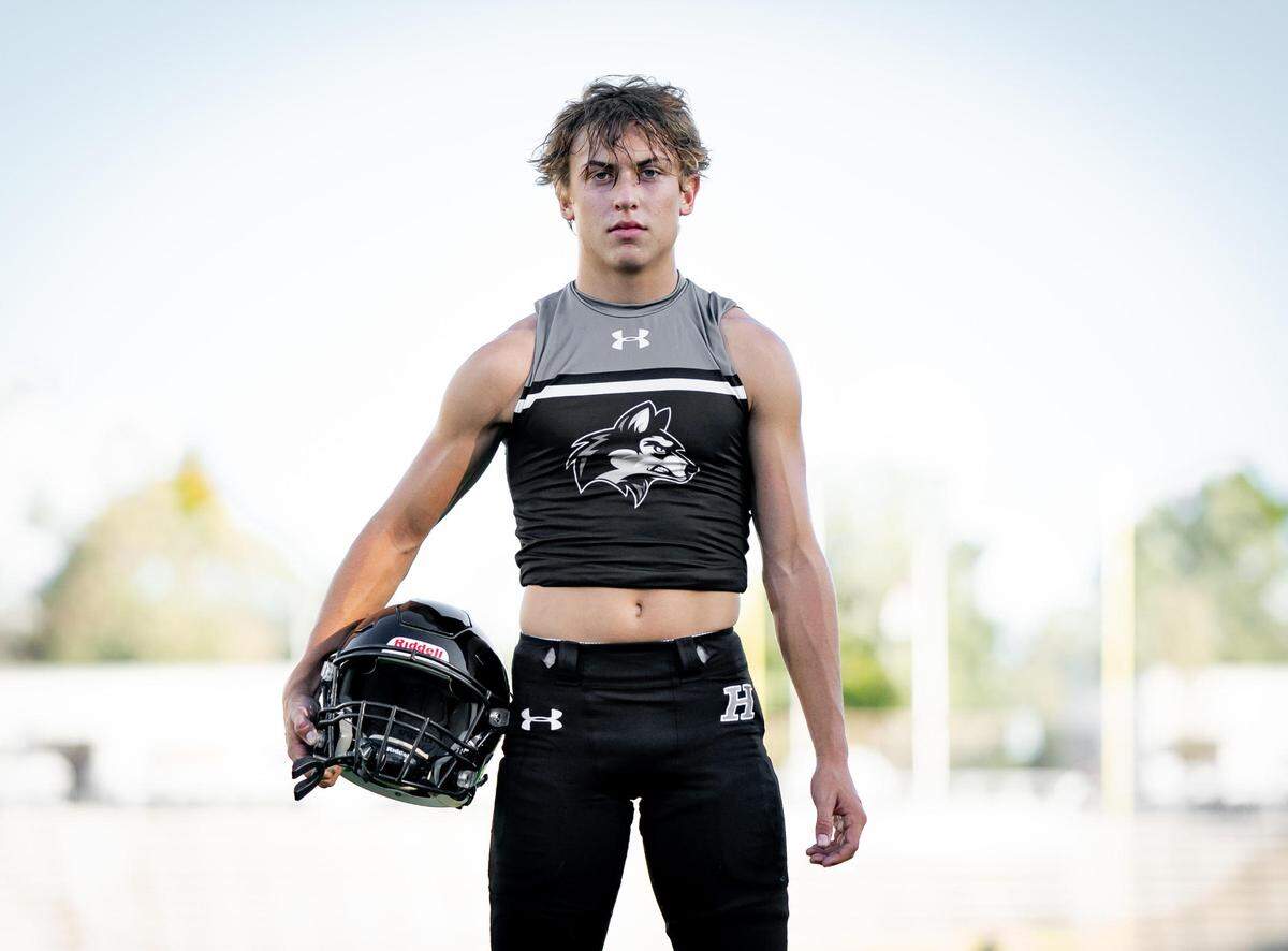 Hough High kicker Nolan Hauser leads the nation in field goals made with 11