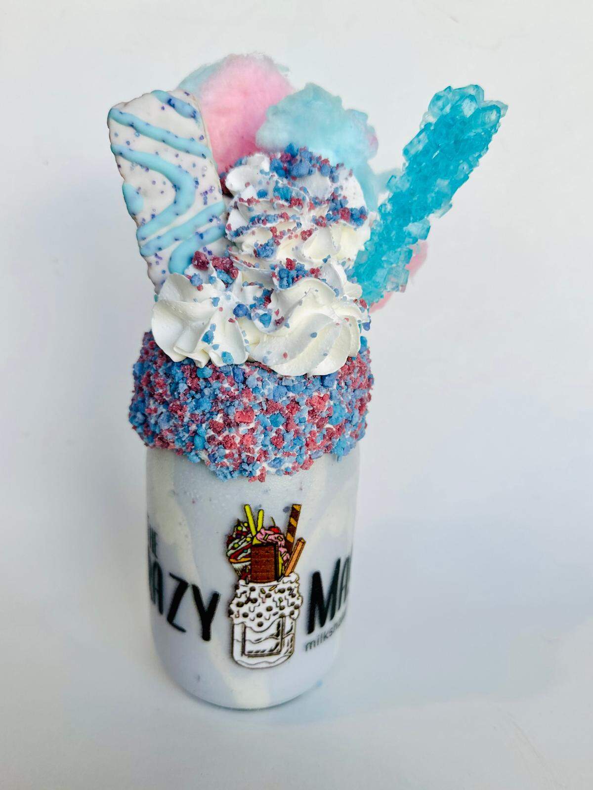 The Crazy Mason Milkshake Bar offers a wide variety of unique milkshakes, ice cream sandwiches and other desserts.