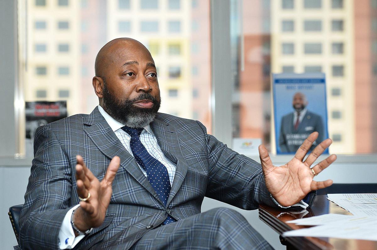 Mike Bryant was sworn in as county manager of Mecklenburg County on June 30, 2025.