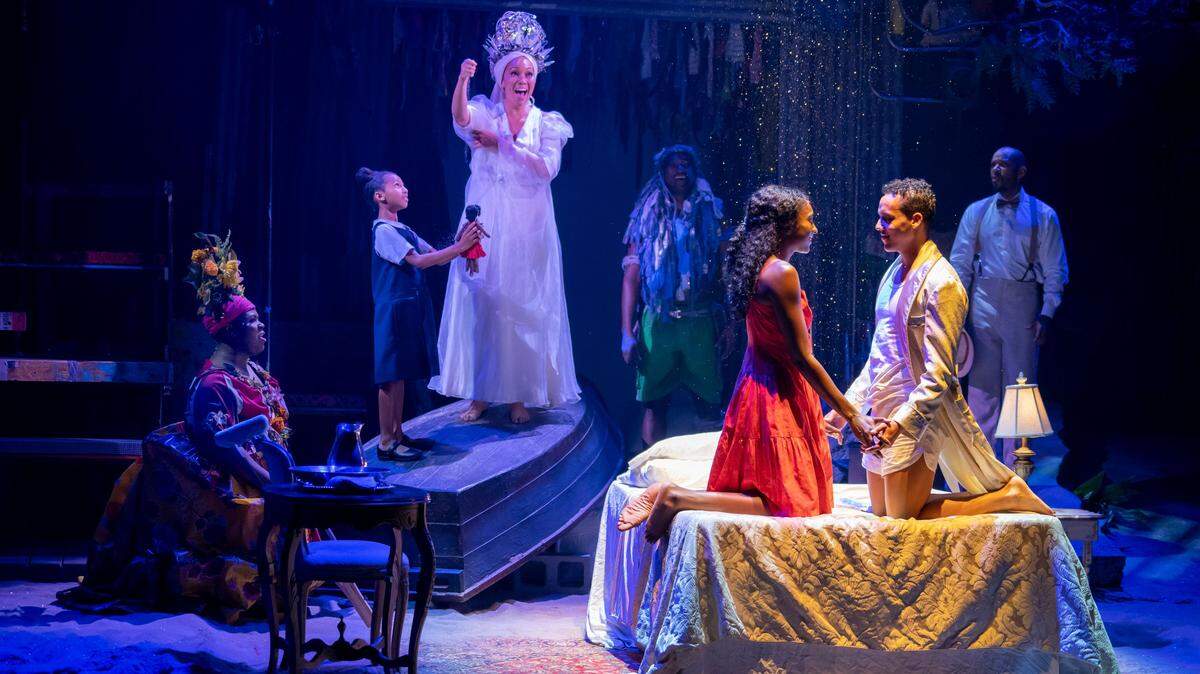 The company of the touring cast of “Once on This Island.”