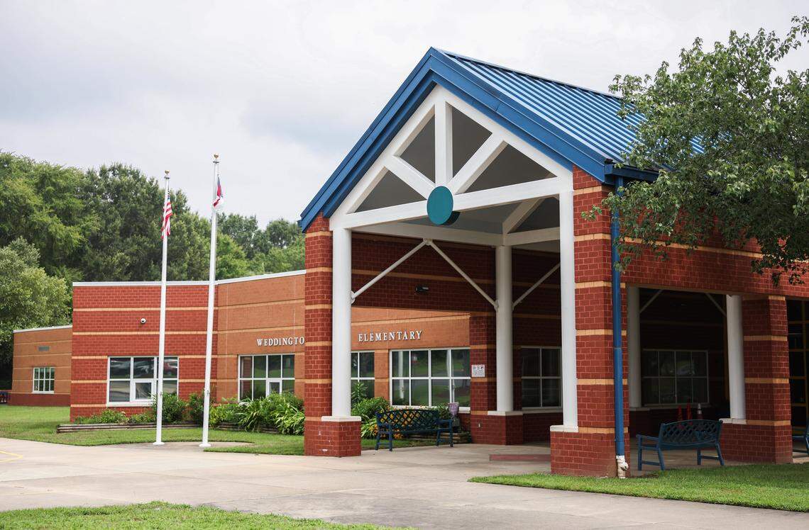 Weddington Elementary School is near the proposed Concord Farm development, which is looking to add over 1,900 homes to the area. The school is currently over capacity, which concerns residents as growth continues to Concord.