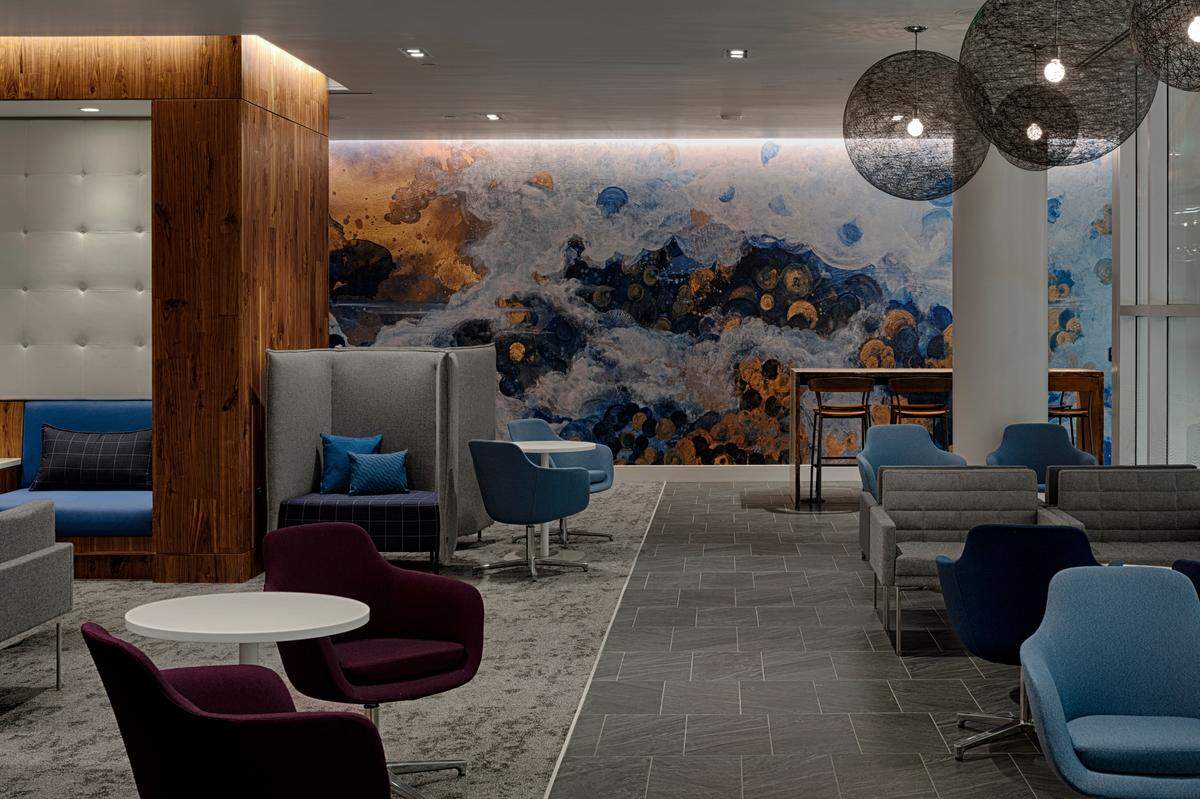 American Express’ Centurion Lounge in Charlotte Douglas International Airport.