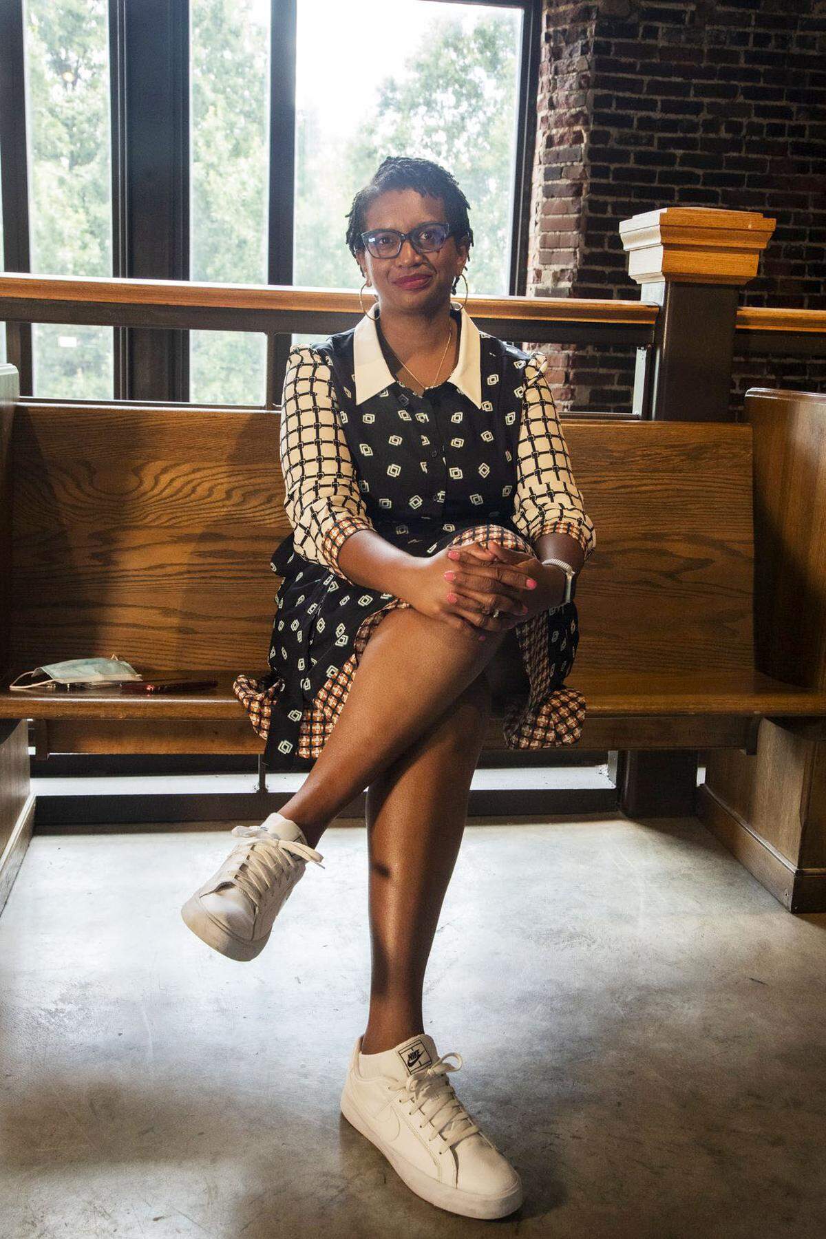 Jonell Logan, Creative Director at the McColl Center for Art + Innovation, said the eight new studios being rented to local artists at the McColl allow them to to collaborate with each other and use the McColl’s equipment to grow their careers.