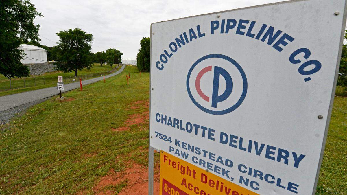 The Colonial Pipeline facility off Kenstead Road in northwest Charlotte. Colonial identified the Charlotte area as a key target for gas delivery.