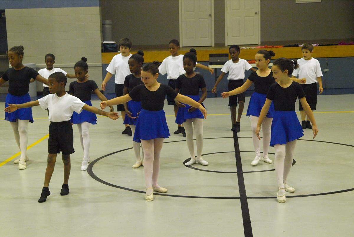In 2011, Jared (back center) was in the Ballet’s Reach program.