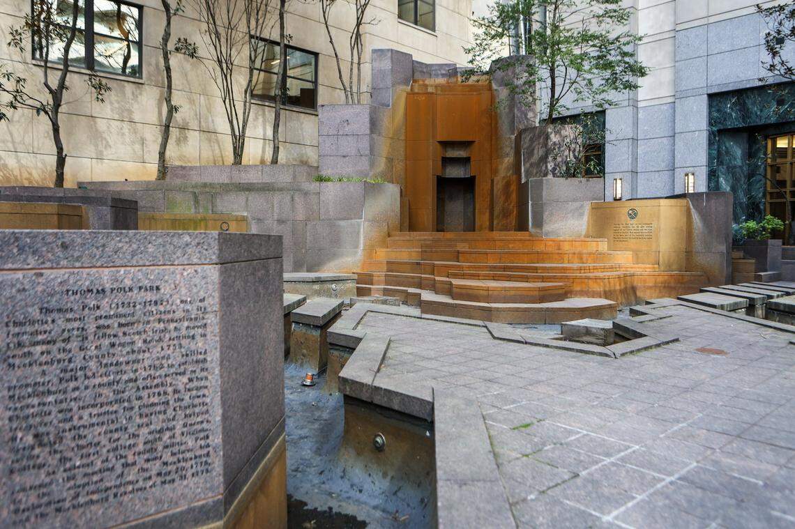 Charlotte City Council approved a proposal to revitalize uptown Thomas Polk Park and rename it after former Bank of America CEO Hugh McColl Jr. Those who want to transform the park at Trade and Tryon streets say it has become obsolete, with limited gathering space, poor lighting, outdated landscaping and a hard-to-maintain fountain.