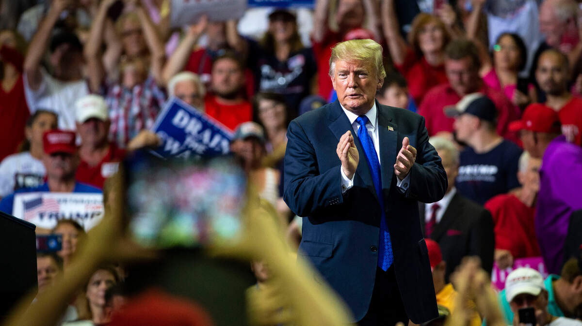 President Donald Trump mocked Christine Blasey Ford at a rally in Mississippi.