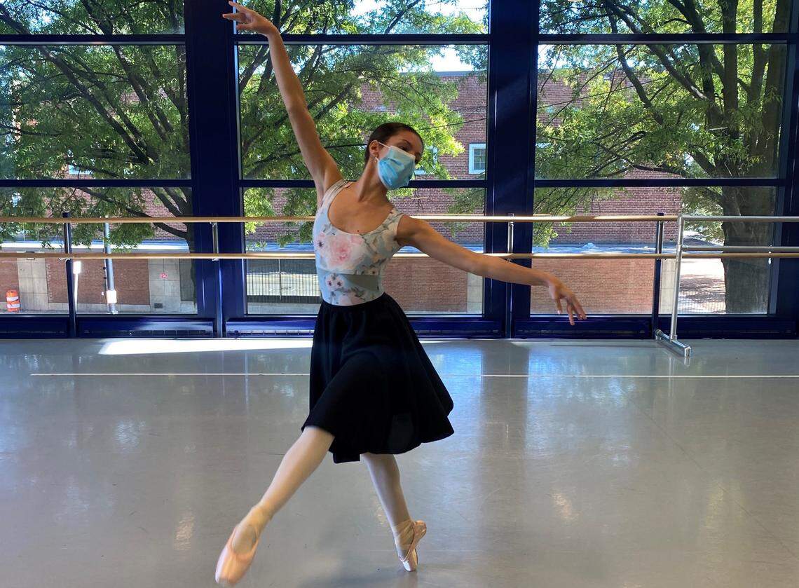 Julia Ellington’s favorite “Nutcracker” scene is the party. “It’s such fun music, and I love interacting with all our different characters. Clara is different with each one of the characters, and we try to portray that relationship,” she said.