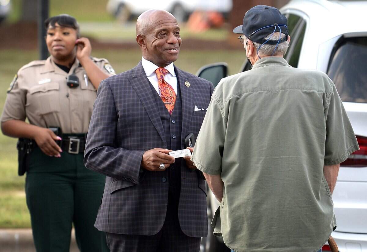 Mecklenburg County Sheriff Garry McFadden, shown in August, this week is expected to present a plan to address safety concerns at the uptown jail.