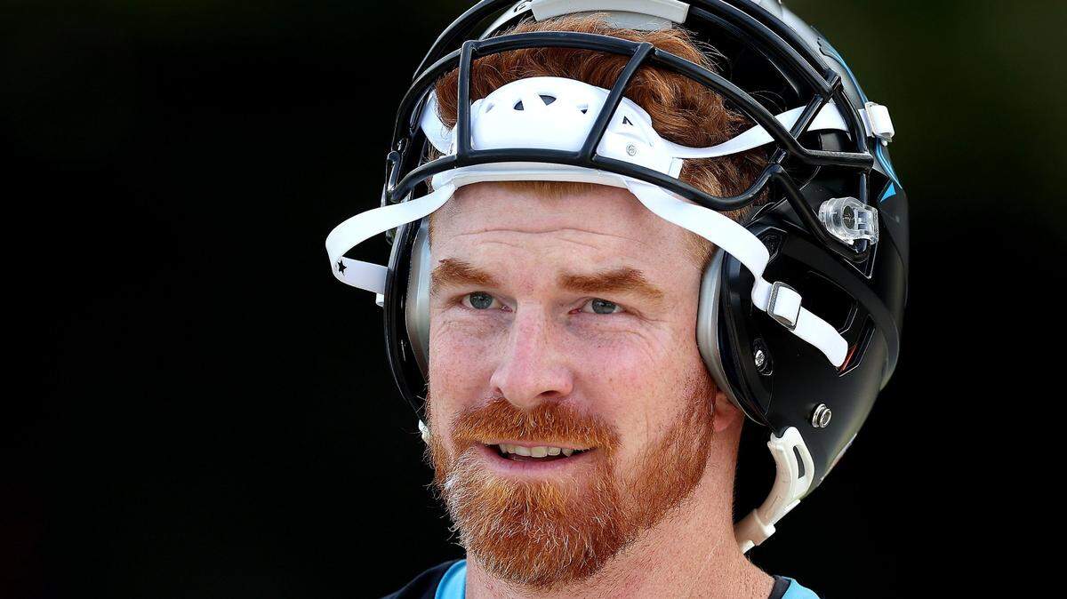 Carolina Panthers quarterback Andy Dalton walks to practice on Monday, November 18, 2024.