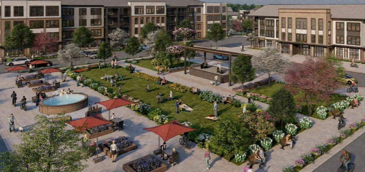 Station South will include this park in the first phase of the development, project officials told the Huntersville Town Board on Tuesday, Dec. 17, 2025.
