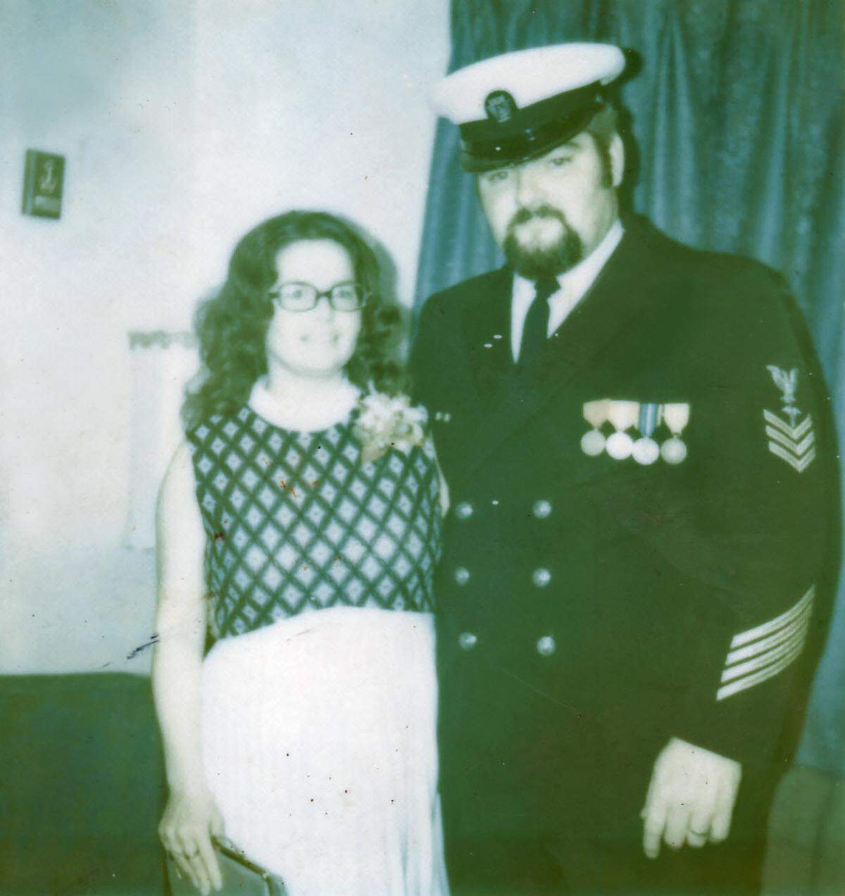 John Toohey with his wife Peggy in an undated family photo.