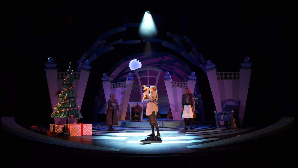 “The Velveteen Rabbit,” available for streaming on demand through March 31 from the Children’s Theatre of Charlotte website, showcases from left Rasheeda Moore, Courtney Reasoner and Alex Aguilar.