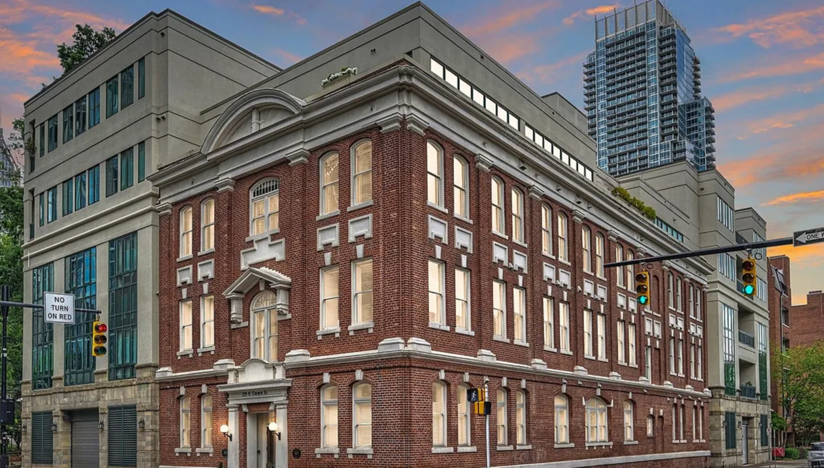 This building at 229 N. Church St. was once home to a medical school in Charlotte.