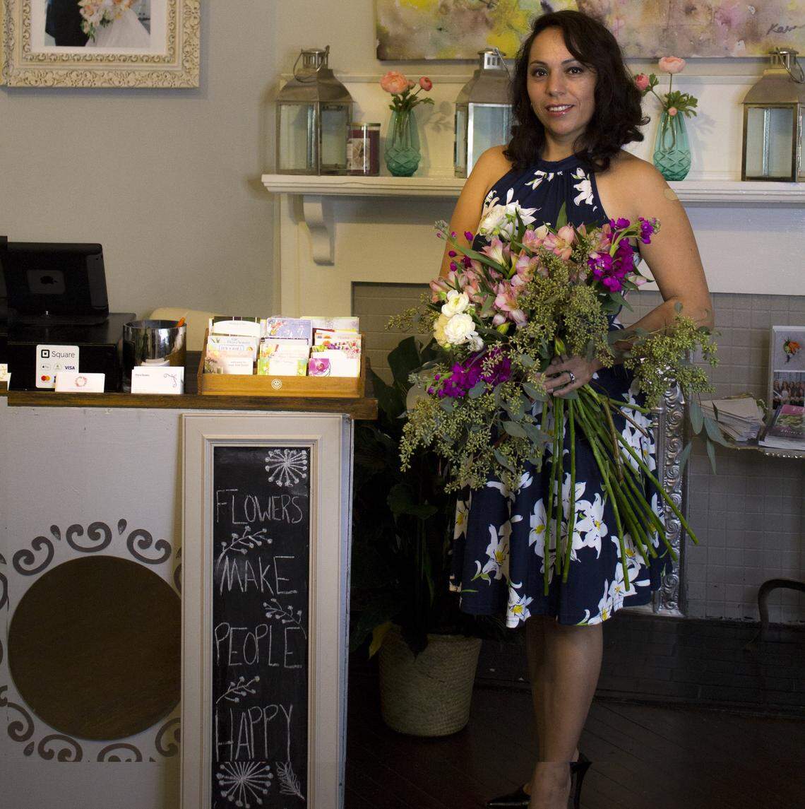Giovy Buyers, owner of Southern Blossom Florist in Charlotte, is one of hundreds of small businesses listed on the city of Charlotte’s Open for Business interactive directory that went online Wednesday during the coronavirus.
