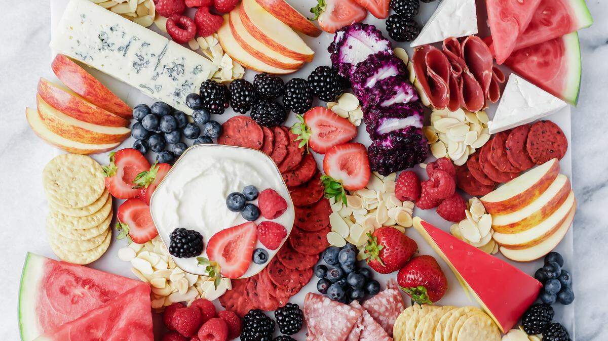 Instructions on how to put together other spreads like this Red, White and Blue board can be found in “Stunning Spreads: Easy Entertaining with Cheese, Charcuterie, Fondue & Other Shared Fare.”