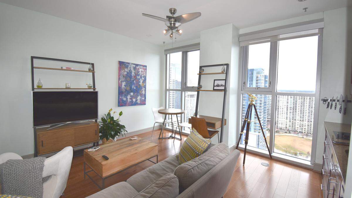 In 2012, Kevin Stringari made $3,000 renting his apartment out for the DNC. He now manages 12 Airbnb properties in Charlotte, including this one.