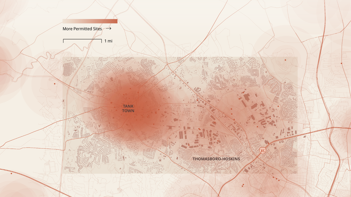 What NC neighborhoods have the most permitted sources of pollution? We mapped them.