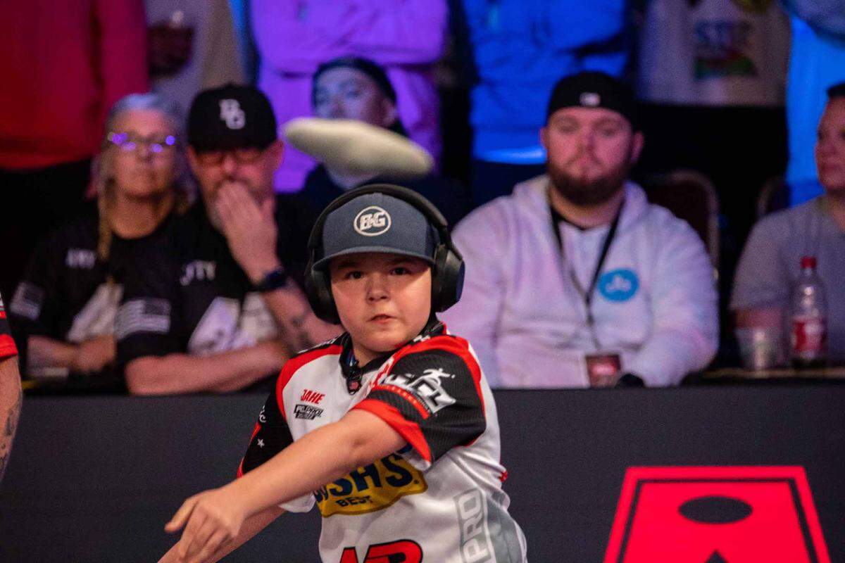 Jakob Gore, a 14-year-old from Concord, is one of the top up-and-coming cornhole players for American Cornhole League.
