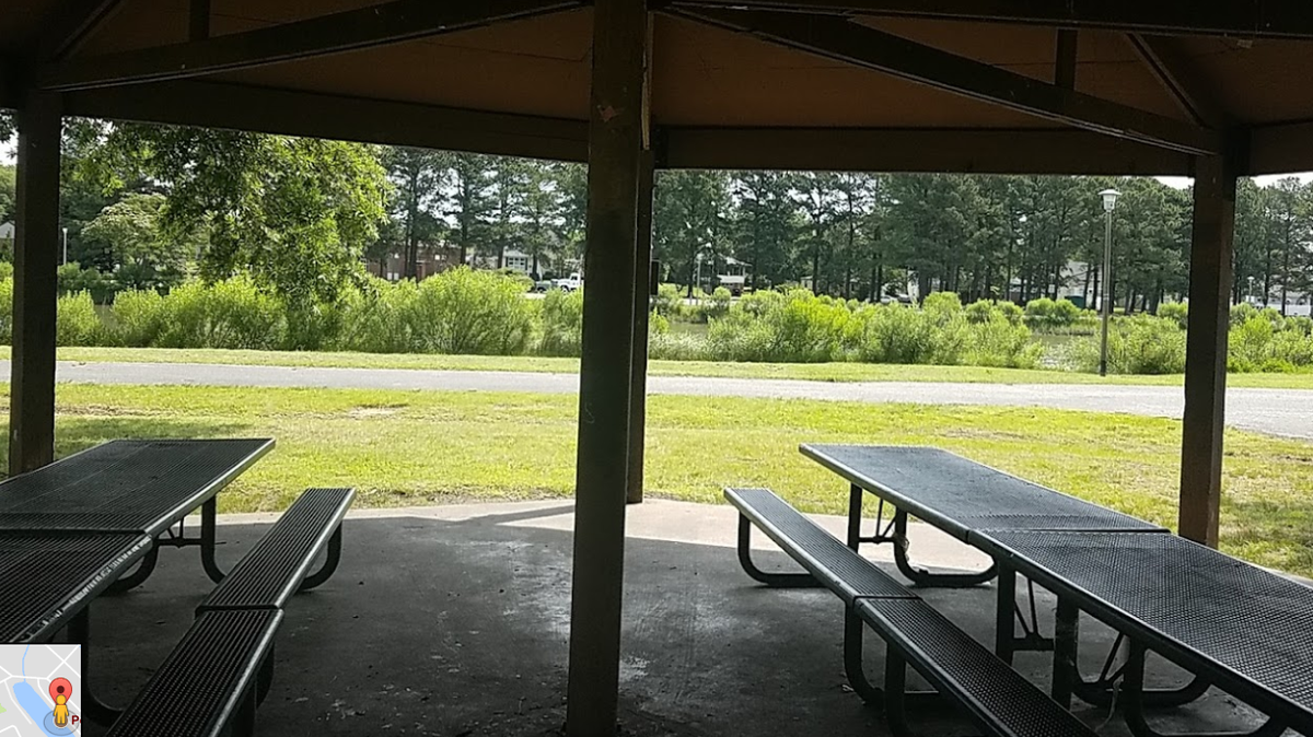 The incident happened about 3:39 p.m. Sunday at a picnic shelter at Peterson’s Yacht Basin, a city park.