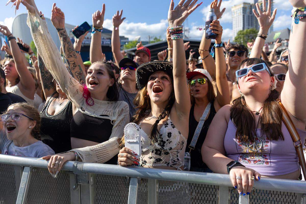 Fans at Lovin’ Life Music Fest on May 4, 2025.