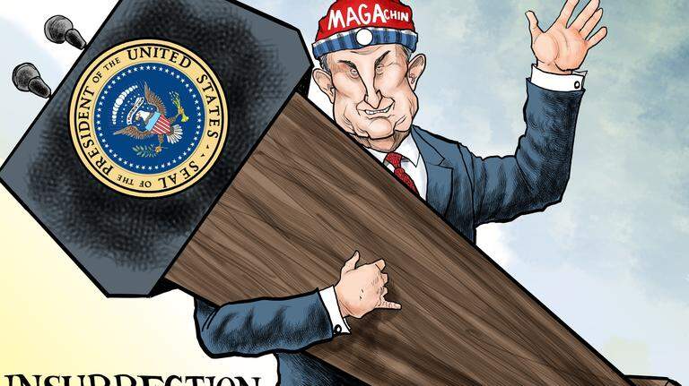Kevin Siers cartoon: Joe MAGAchin