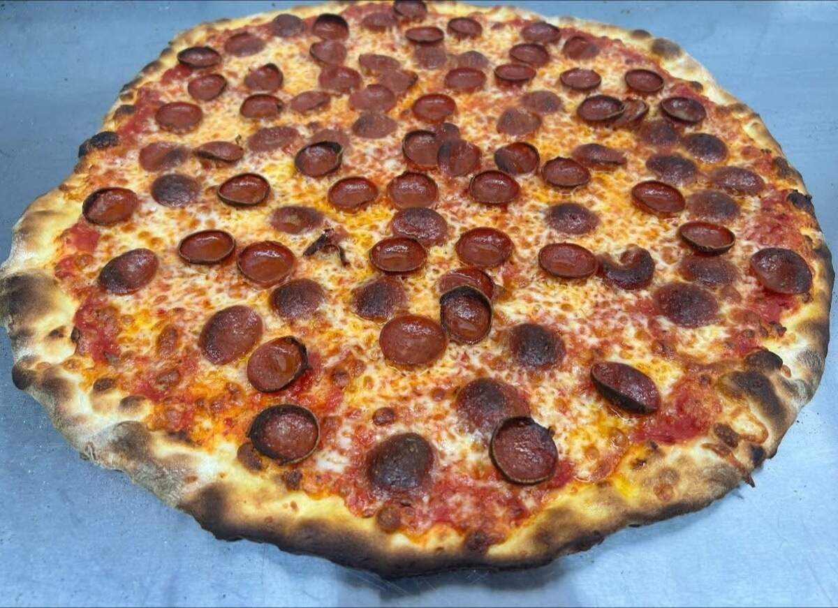 Pepperoni pizza at Siano’s in Waxhaw.