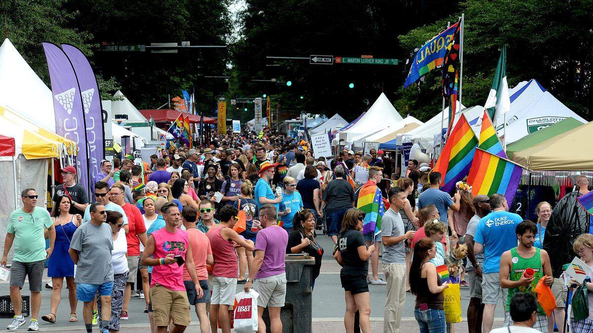 Live music and entertainers amplify Pride Week each year. Photo by Diedra Laird.