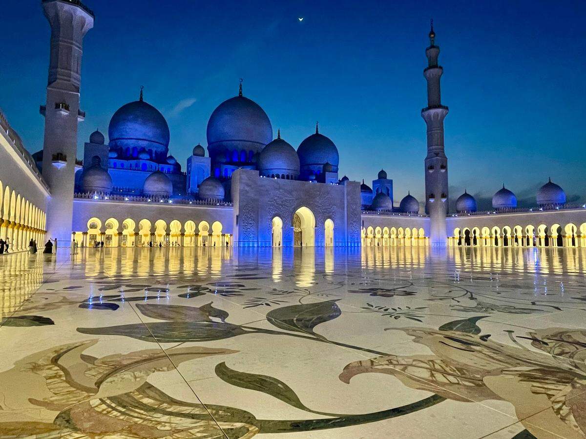 Reservations are required to visit the Sheikh Zayed Grand Mosque Center.