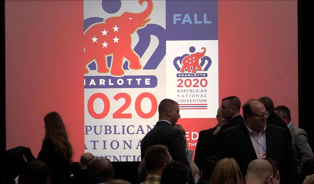 The Republican National Convention will be held at the Spectrum Center in Charlotte, NC, Aug. 24-27, 2020.
