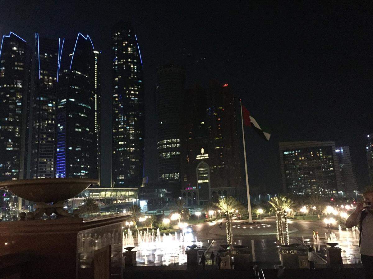 Etihad Towers in Abu Dhabi. Travelers will be able to fly directly from Charlotte to that city next year.