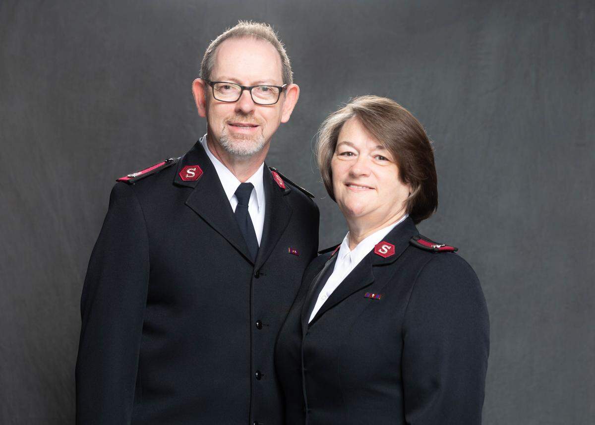Majors Andrew and Hazel Wiley, area commanders of The Salvation Army of Greater Charlotte.