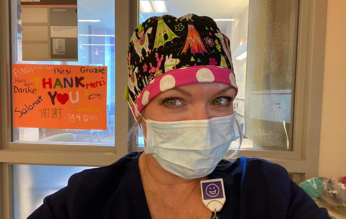 Michelle Shope is an RN, BSN from Charlotte helping out in New York City during the COVID-19 pandemic.