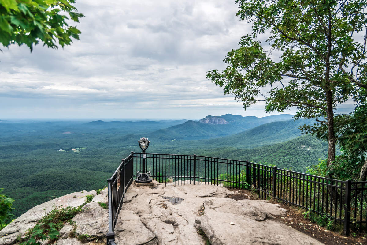 Take in the views and abundant wildlife at Caesars Head State Park.