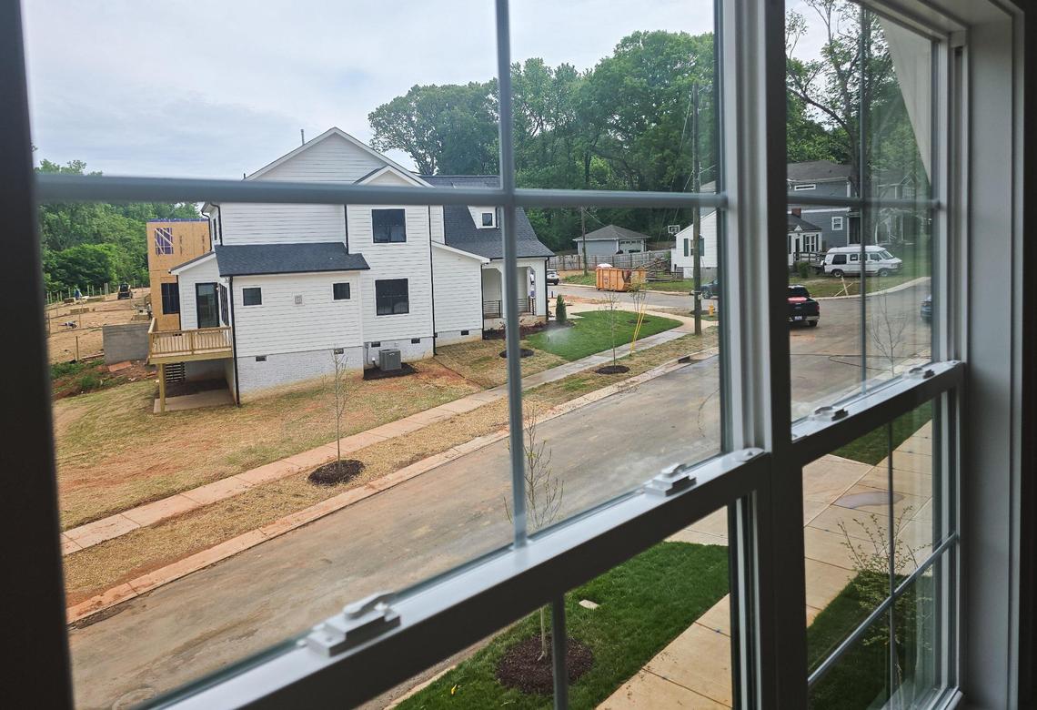 Homes at The Enclave at Enderly Park are currently for sale. Developer James Scruggs said the subdivision will add more income levels to the neighborhood.