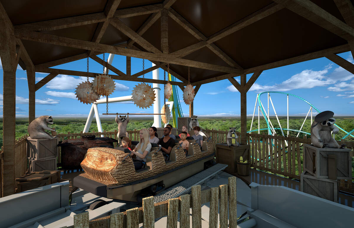 Carowinds will open a major new ride next year, a log flume water attraction called Rip Roarin’ Falls.