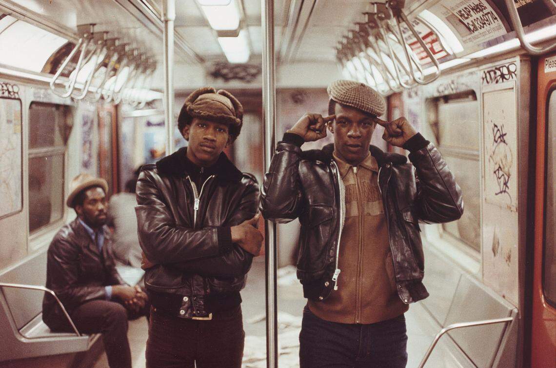 Photographer Jamel Shabazz’s Knowledge is Power, taken at Coney Island, Brooklyn, is part of the Bank of America Collection on display in the Vision & Spirit exhibit at the Harvey B. Gantt Center for African-American Arts + Culture.