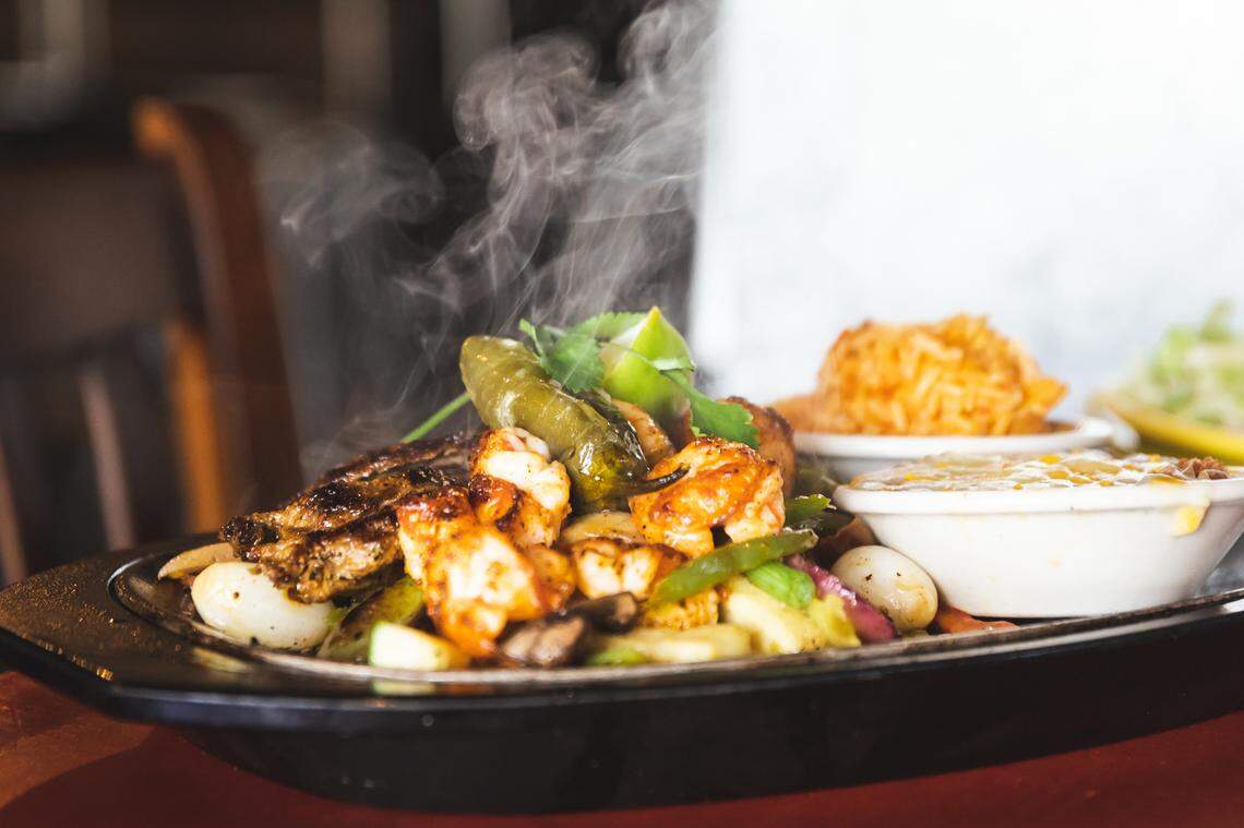 Fajitas from Paco’s Tacos & Tequila