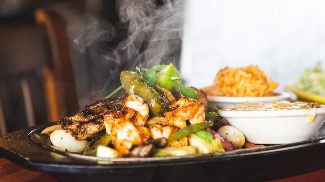 Fajitas from Paco’s Tacos & Tequila