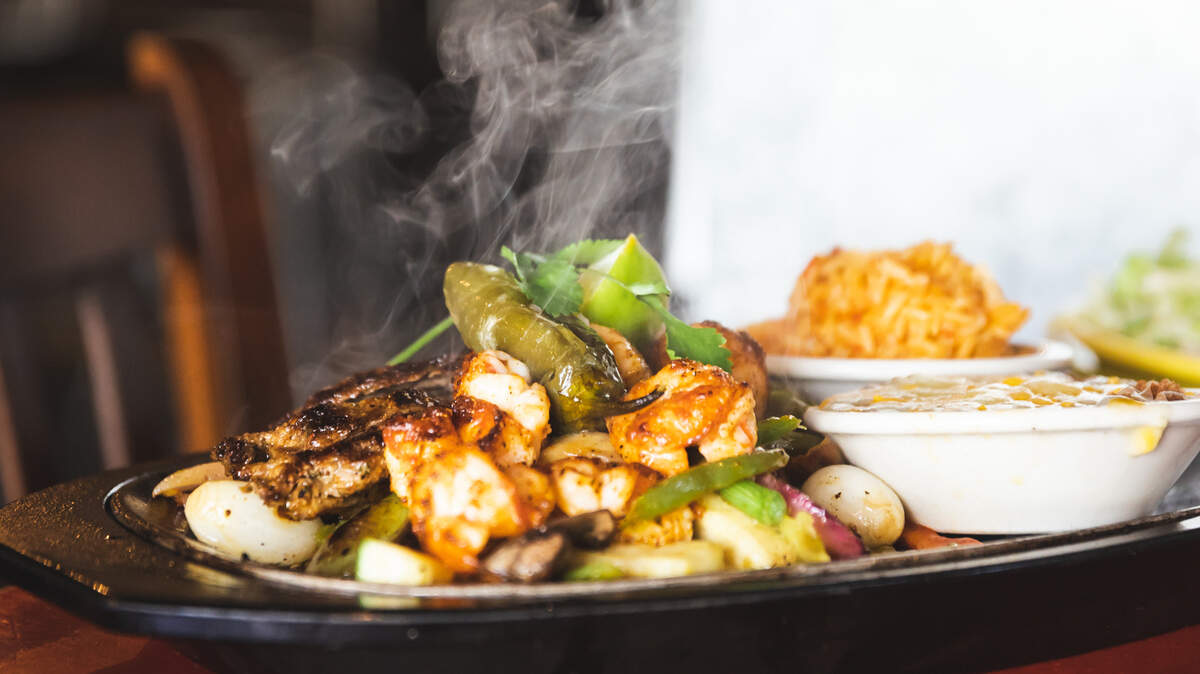 Fajitas from Paco’s Tacos & Tequila