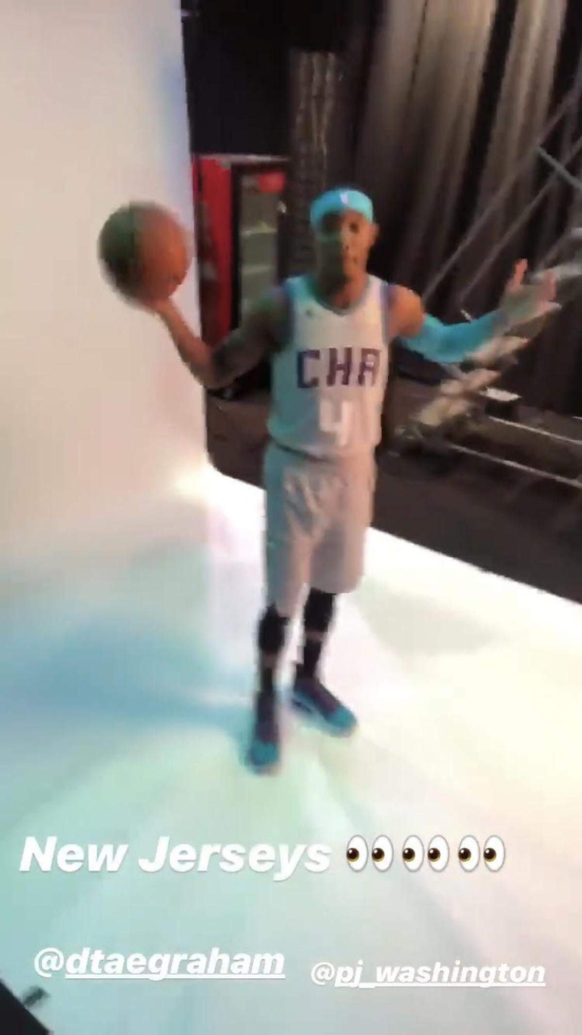 Hornets guard Devonte Graham.