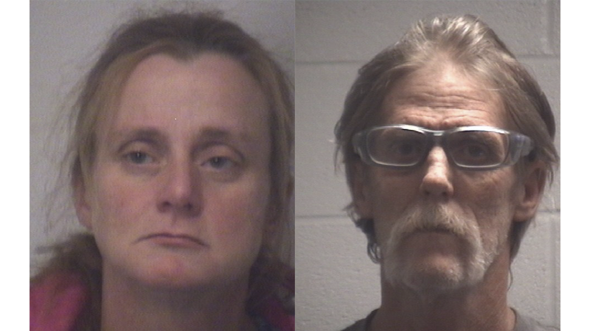 Loretta Lynn Wolfington (left) and David Wolfington (right) are accused of keeping a teenage girl as a sex slave in their home.