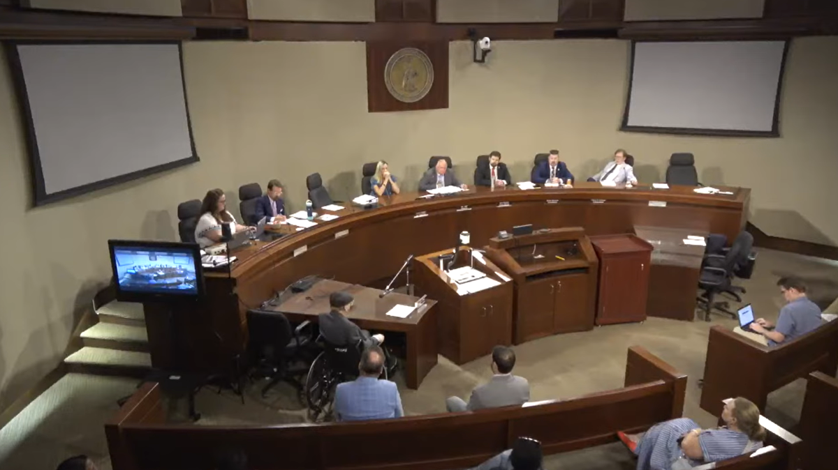 Cabarrus County Commissioners voted 3-2 to fire County Manager Sean Newton at a Monday night meeting.