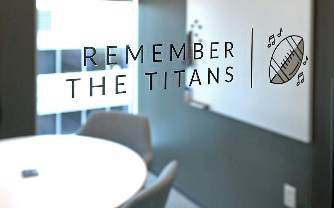 Each floor of the new Lending Tree headquarters at 1415 Vantage Park Drive in Charlotte has a theme. The eighth floor conference rooms are named after employees favorite movies.