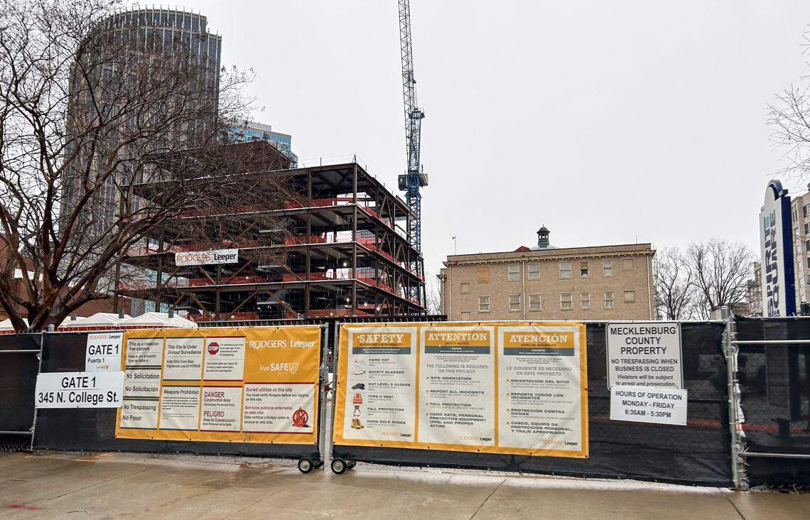 The Spirit Square theaters will reopen once renovations are complete, as well as construction of the new Main Library.