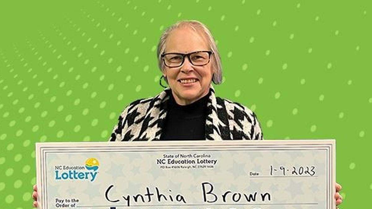 Cynthia Brown took home $71,257 after claiming her prize.