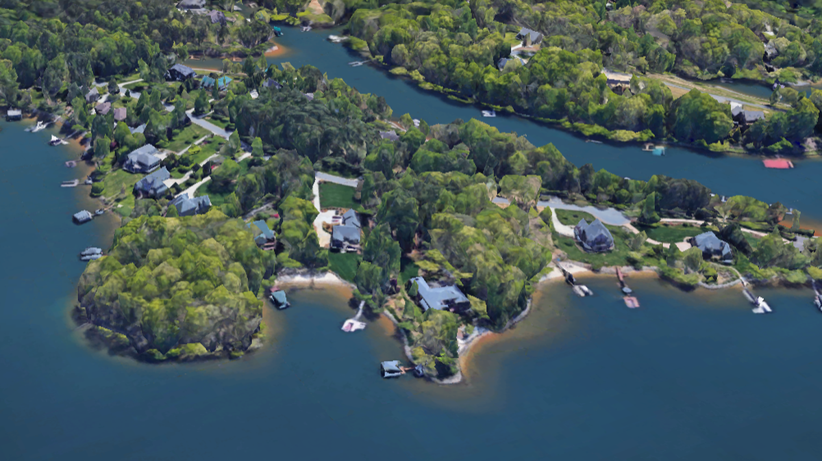 Graves with bones from the late 1800s threaten to topple off a 50-foot cliff into Lake Norman at any moment along this peninsula, the president of a waterfront homeowners association said Tuesday, Jan. 9, 2023.