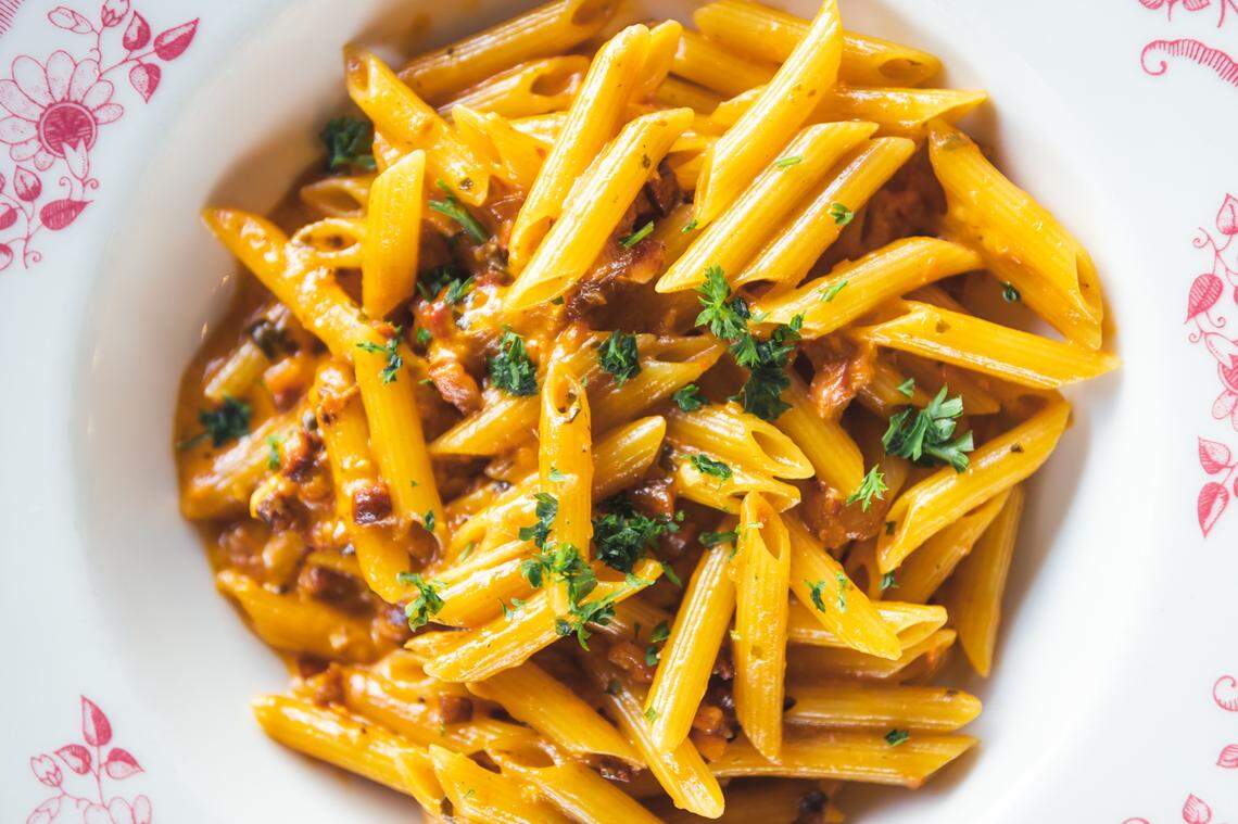 Mama Ricotta’s Penne Alla Vodka.