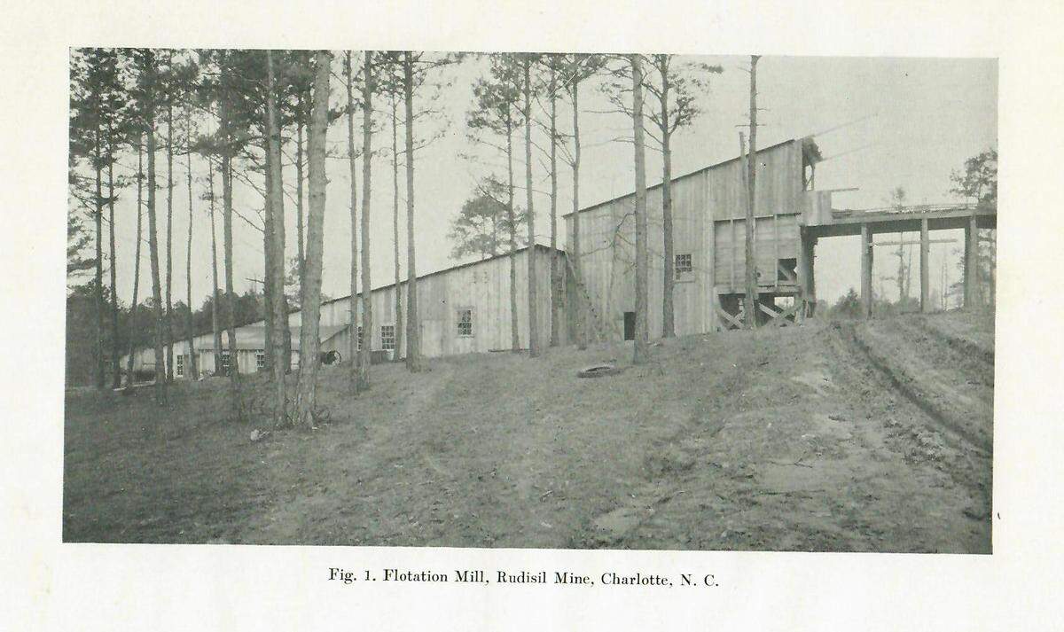 The Rudisill Mine was located near uptown Charlotte in the 1800s, in the present-day Gold District, a growing area of businesses close to South End.