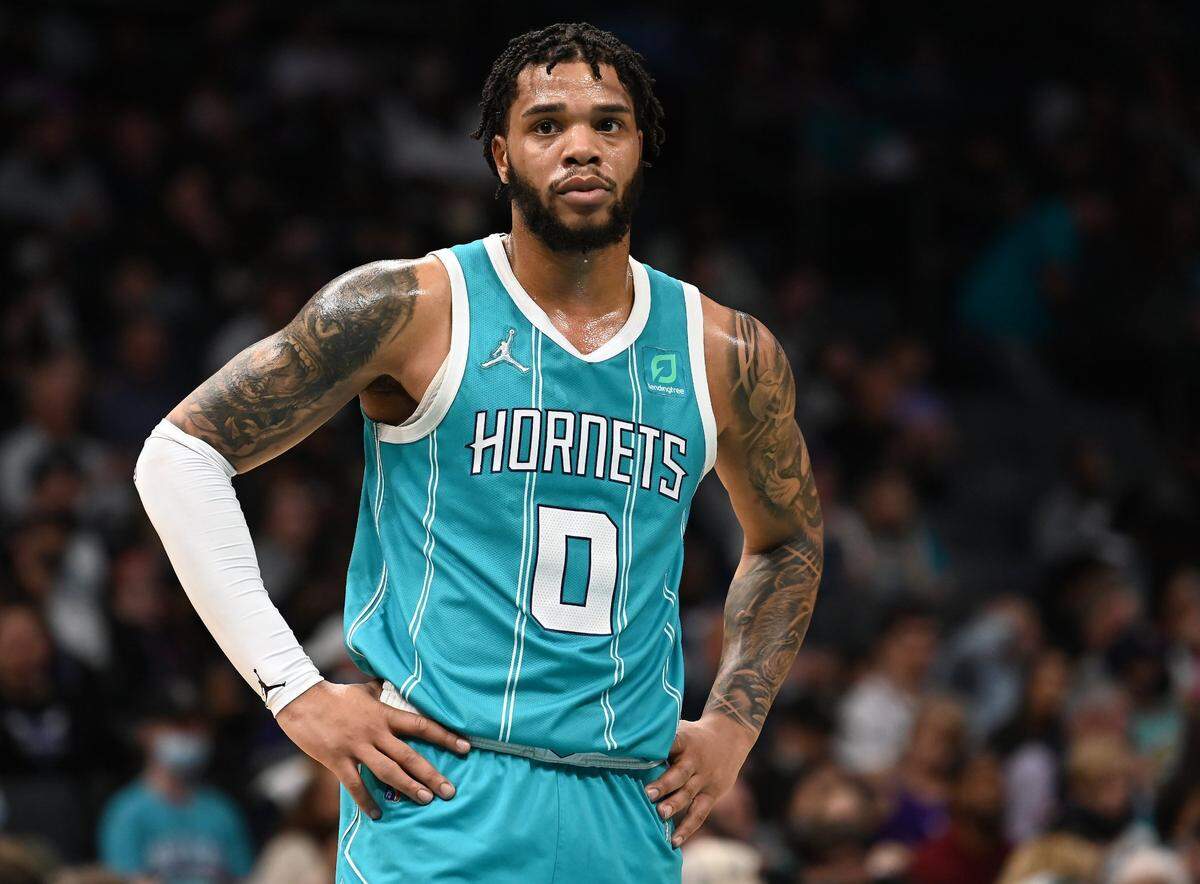 Charlotte Hornets forward Miles Bridges has been accused of dometic violence in California and won’t start the season with the team. His court case has now been delayed seven times.